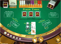 Three Card Poker Table