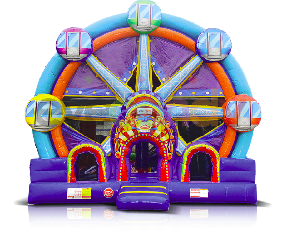 Moonbounce - Ferris Wheel Bounce, Climb and Slide Combo